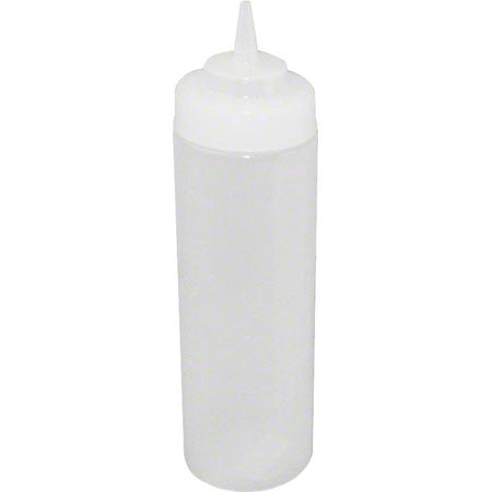 Winco® Clear Wide-Mouth Squeeze Bottle - 32 oz., Clear