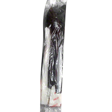 Wallace Black Medium Weight Polypropylene Cutlery Kit