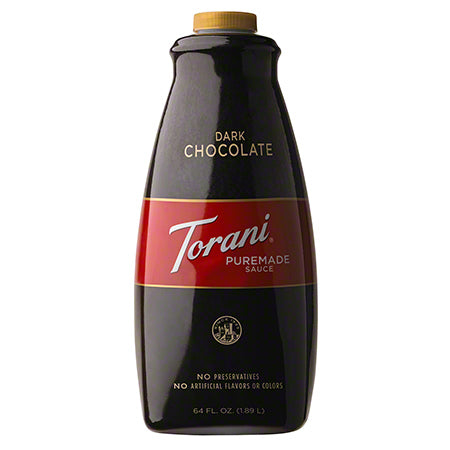 Torani® Puremade Dark Chocolate Sauce - 64 oz.