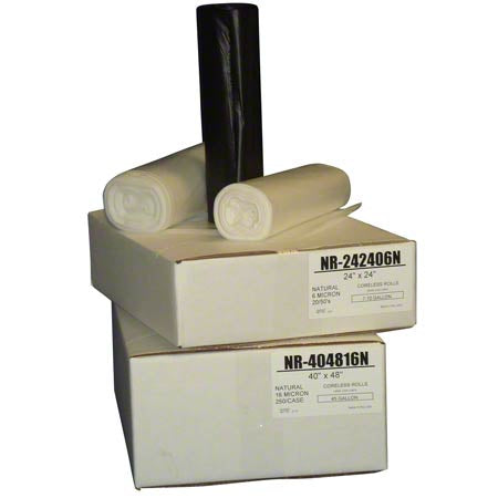 NAPCO True Micron HD Can Liner - 40x48, 16 gauge, Natural