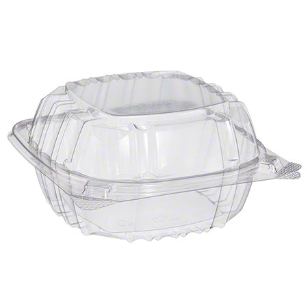 Dart® ClearSeal® OPS Clear Hinged Lid Container - 6" Sandwich