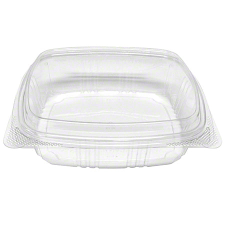 Koda Cup™ RPET Clear Hinged Lid Deli Container - 24 oz, Tall Dome