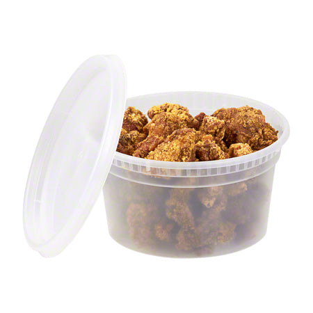 Karat® PP Injection Molded Deli Containers w/Lid - 12 oz., Clear