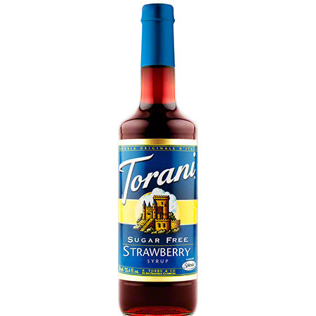 Torani® Sugar Free Strawberry Syrup - 750 mL