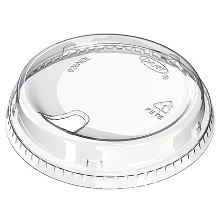 Dart® Prima™ Strawless Lid for Plastic Cold Cups - Clear