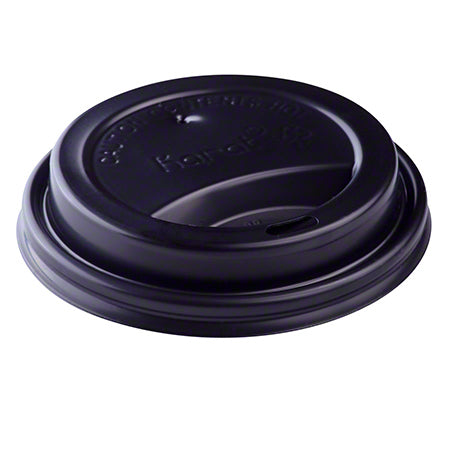 Karat® Black Sipper Dome Lid For 10 to 24 oz. Paper Hot Cups